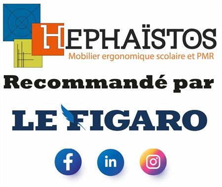 Héphaistos mobilier ergonomique et Pourquié métallerie _ le Figaro _ Aveyron France