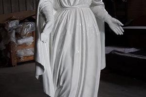 Thermolaquage statue rénovée