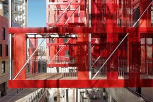 Habillage façade immeuble sur mesure pourquié métallerie millau