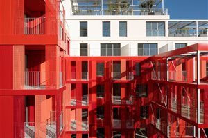 Habillage façade immeuble sur mesure plasma entreprise pourquié