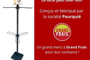 Fabrication de pièces en série pour les magasins Grand Frais de France - Pourquié Aveyron