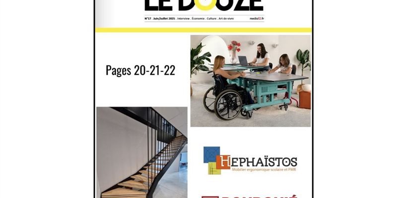 Articles sur les entreprises Pourquié et Héphaïstos : Métallier engagé dans le handicap et les écoles 