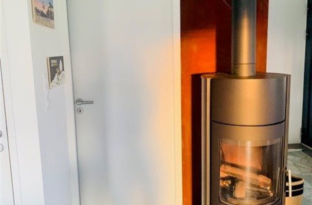 Habillage espace poêle à bois