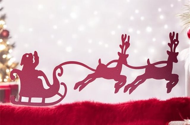 Décoration de Noël en métal