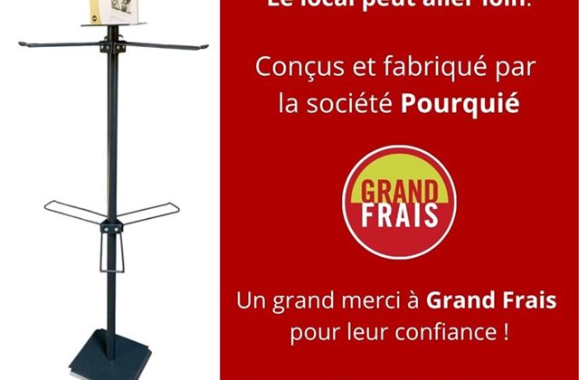 Arbre à sac pour l'enseigne Grand Frais