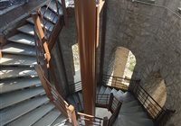 Escalier hélicoïdal métallique thermolaquée 