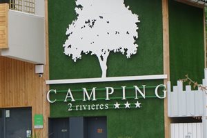 Enseigne camping personnalisé pourquié Rivière-sur-Tarn
