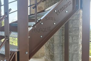 Escaliers hélicoïdal métallique sud-aveyron